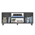 Rack Para Tv Até 50 Polegadas Luka 2 Portas Grafite/mancheste