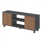 Rack Para Tv Até 50 Polegadas Luka 2 Portas Grafite/mancheste