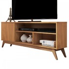 Rack Para Tv Até 50 Polegadas Malbec Wood 1 Porta Nature - Gi