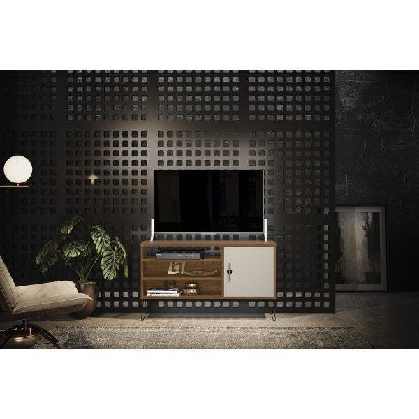 Rack Para Tv Até 50 Polegadas Paraty Linea Brasil Freijó/off