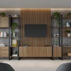 Rack Para Tv Até 50 Polegadas Voss 1.4 Freijo/ Preto