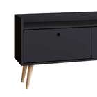 Rack Para Tv Até 52 Polegadas 3 Portas Est207 Preto - Estilar