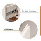 Rack Para Tv Até 55 Polegadas 100% Mdf E Pés Madeira Maciça T