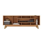 Rack Para Tv Até 55 Polegadas 1 Porta Com Nicho Yescasa Nogal