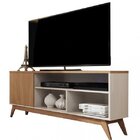 Rack Para Tv Até 55 Polegadas 1 Porta Retrô Malbec Giga Móvei