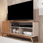 Rack Para Tv Até 55 Polegadas 1 Porta Retrô Malbec Giga Móvei