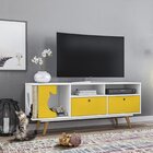 Rack Para Tv Até 55 Polegadas 2 Gavetas 1 Arranhador E Espaço