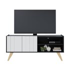 Rack Para Tv Até 55 Polegadas 2 Portas 2 Prateleiras Space Co