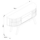 Rack Para Tv Até 55 Polegadas 2 Portas Atlanta Madetec