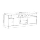 Rack Para Tv Até 55 Polegadas 2 Portas Berlim Viero