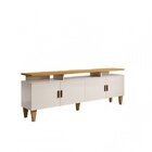 Rack Para Tv Até 55 Polegadas 4 Portas Retrô Cajueiro Yescasa