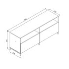 Rack Para Tv Até 55 Polegadas Artetube  Montana