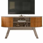 Rack Para Tv Até 55 Polegadas Atlanta 2 Portas Fendi/naturale