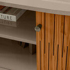 Rack Para Tv Até 55 Polegadas Atlanta 2 Portas Fendi/naturale