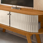 Rack Para Tv Até 55 Polegadas Atlanta 2 Portas Naturale/off W