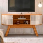 Rack Para Tv Até 55 Polegadas Atlanta 2 Portas Naturale/off W