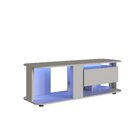 Rack Para Tv Até 55 Polegadas Com 1 Gaveta E Iluminação Em Le