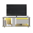 Rack Para Tv Até 55 Polegadas Com 1 Gaveta E Iluminação Em Le