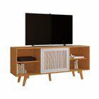 Rack Para Tv Até 55 Polegadas Com Palhinha Garra Candian 59cm