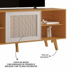 Rack Para Tv Até 55 Polegadas Com Palhinha Garra Candian 59cm