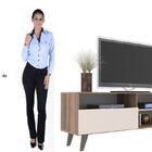 Rack Para Tv Até 55 Polegadas Detroit 1 Porta 1 Prateleira  N