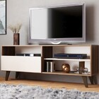 Rack Para Tv Até 55 Polegadas Detroit 1 Porta 1 Prateleira  N