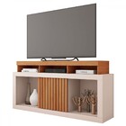 Rack Para Tv Até 55 Polegadas Dragon 1 Porta Ripada Mel/off W