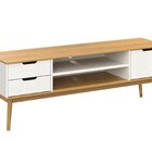 Rack Para Tv Até 55 Polegadas Em Madeira Maciça Retrô Linha N