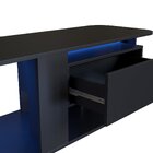 Rack Para Tv Até 55 Polegadas Estilo Gamer Com 1 Gaveta E Ilu