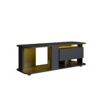 Rack Para Tv Até 55 Polegadas Estilo Gamer Com 1 Gaveta E Ilu