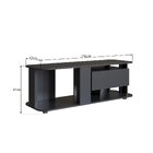 Rack Para Tv Até 55 Polegadas Estilo Gamer Com 1 Gaveta E Ilu