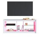 Rack Para Tv Até 55 Polegadas Estilo Gamer Com 2 Prateleiras