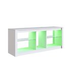 Rack Para Tv Até 55 Polegadas Estilo Gamer Com 2 Prateleiras