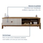 Rack Para Tv Até 55 Polegadas Frisado Ouro Preto  Cinamomo/of