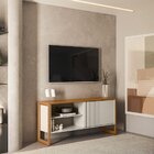 Rack Para Tv Até 55 Polegadas Gold Nature/off White