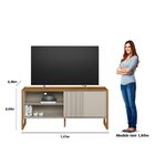 Rack Para Tv Até 55 Polegadas Gold Nature/off White