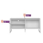 Rack Para Tv Até 55 Polegadas Gold Nature/off White