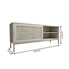 Rack Para Tv Até 55 Polegadas Heron 1 Porta Off White - Panor