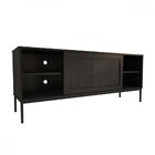 Rack Para Tv Até 55 Polegadas Heron 1 Porta Preto - Panorama