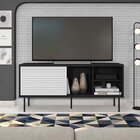 Rack Para Tv Até 55 Polegadas Industrial 136cm Em Bp Porta Pi