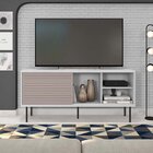 Rack Para Tv Até 55 Polegadas Industrial 136cm Em Bp Porta Pi