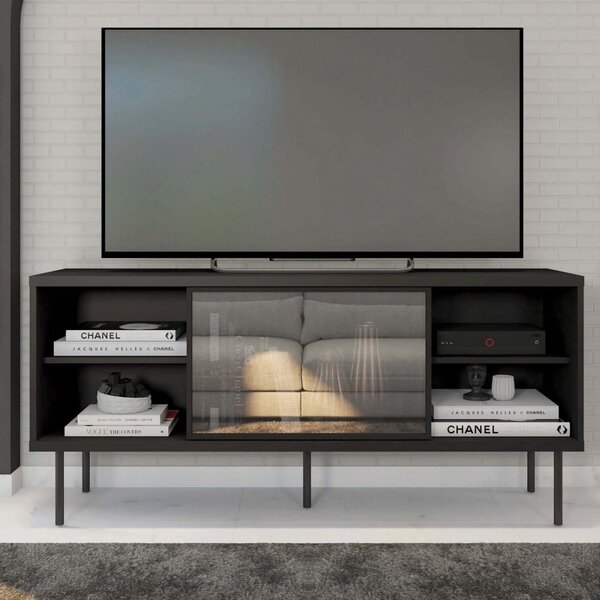 Rack Para Tv Até 55 Polegadas Industrial 136cm Em Bp Porta Re