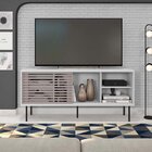 Rack Para Tv Até 55 Polegadas Industrial 136cm Em Bp Porta Ri