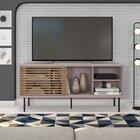 Rack Para Tv Até 55 Polegadas Industrial 136cm Em Bp Porta Ri