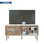 Rack Para Tv Até 55 Polegadas Industrial 136cm Em Bp Porta Te