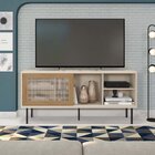 Rack Para Tv Até 55 Polegadas Industrial 136cm Em Bp Porta Te