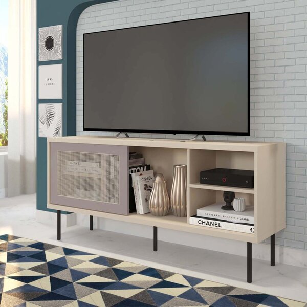 Rack Para Tv Até 55 Polegadas Industrial 136cm Em Bp Porta Te