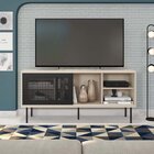 Rack Para Tv Até 55 Polegadas Industrial 136cm Em Bp Porta Te