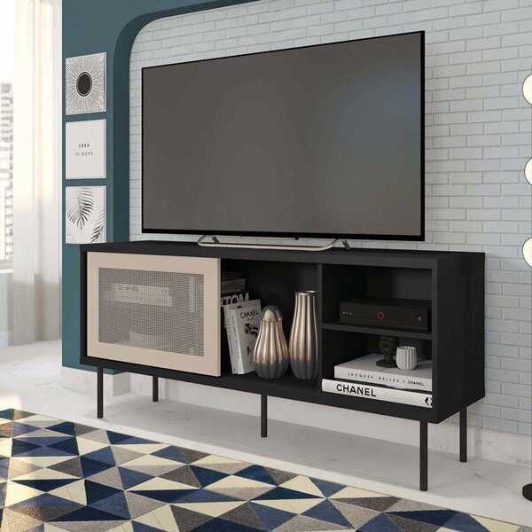 Rack Para Tv Até 55 Polegadas Industrial 136cm Em Bp Porta Te