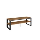 Rack Para Tv Até 55 Polegadas Industrial Preto/canela Rústico